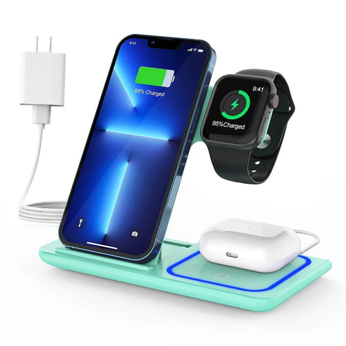 3-in-1 Wireless Charging Station – 18W Fast Charge – product image