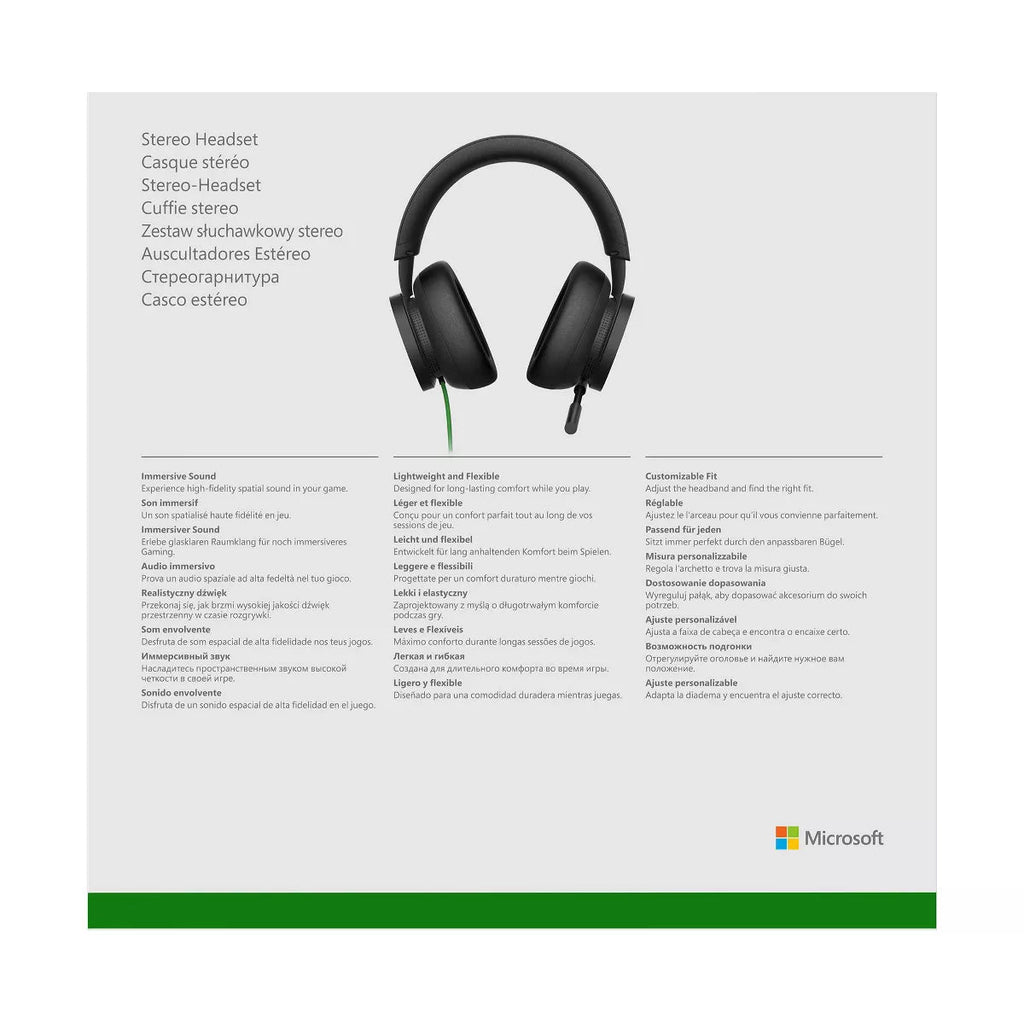 Xbox Wired Gaming Stereo Headset for Xbox Series X|S/Xbox One: Foam Cushions, 3.5Mm Jack - Top Tech Gadgets